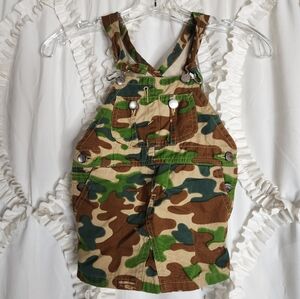 BAPE Kids A Bathing Ape Girls Overall Camo Dress Skirtall Sz 100 1-2 Yrs
